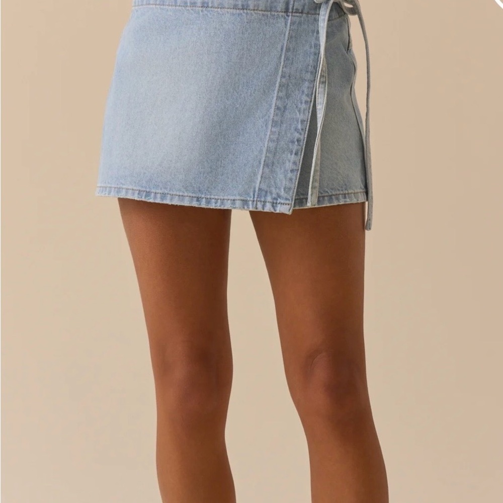 Altar’d State Dylan Side Tie Skort - Picture 2 of 7